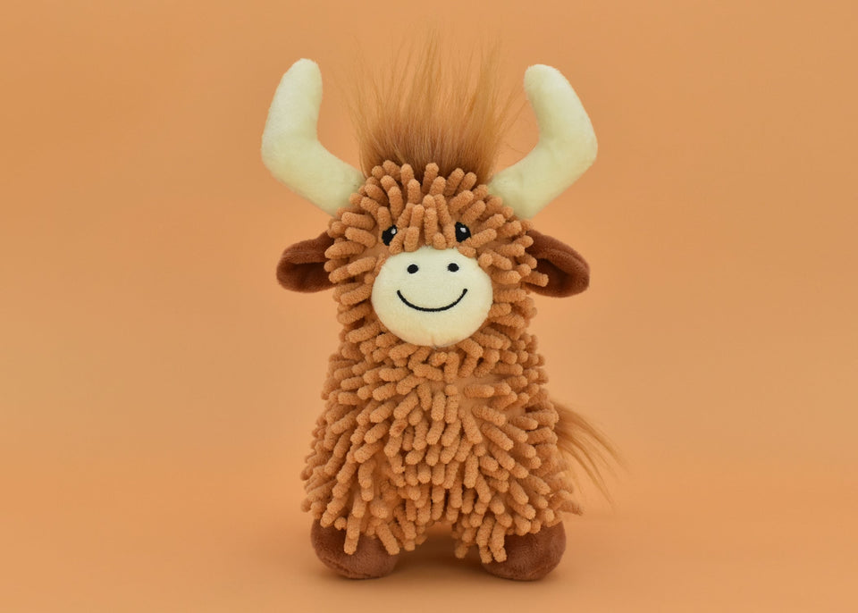Multipet Floppy Highland Cow 10 in