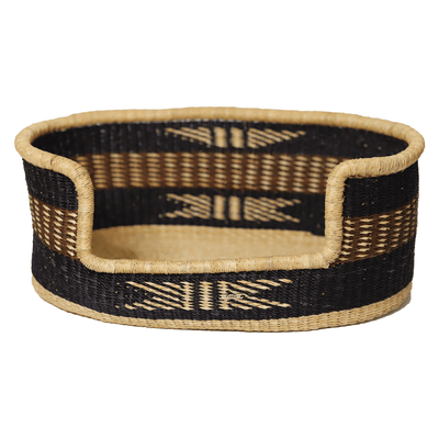 Hand Woven Dog Bed, Handmade in Ghana