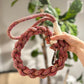 New: Handcrafted Rose Ember Dog Leash | Sustainable |Stylish - Pets Perfect