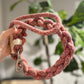 New: Handcrafted Rose Ember Dog Leash | Sustainable |Stylish - Pets Perfect