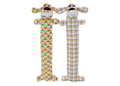 Multipet Rainbow Loofa Dog 12"