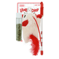 Multipet Lamb Chop® Cat Wand w/ Refillable Catnip 12" - Pets Perfect