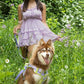 Aria the Fox Lavender Garden No - Pull Dog Harness - Elegant Comfort - Pets Perfect
