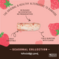 Earth Animal No - Hide strawberries cream rolls medium | Case of 24 - Pets Perfect