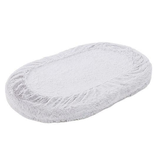 Washable Fluffy Human Dog Bed with Soft Blanket and Plump Pillow - Brown - Pets Perfect