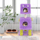 Monster - Themed Cat Tower - 3 - Tier Condo with Sisal Scratching Post & Plush Toys - Pets Perfect
