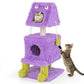 Monster - Themed Cat Tower - 3 - Tier Condo with Sisal Scratching Post & Plush Toys - Pets Perfect