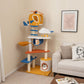 Aviation - Themed Cat Tree - 70" Tall Helicopter Tower with Multi - Level Platforms - Pets Perfect
