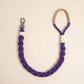 Knotty Pawz Xena Wanderlust Cotton Rope Dog Leash - Eco - Friendly Handmade Leash Collection - Pets Perfect