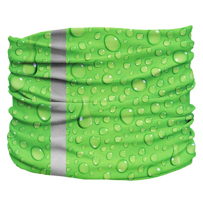 Drops of Lime Pup Scruff by Pup Scruffs - Slip-On Dog Neck Scarf, Green/TEENY