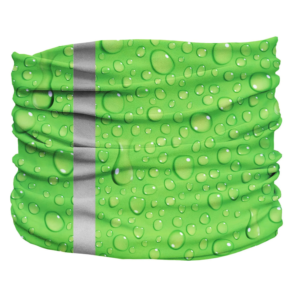 Drops of Lime Pup Scruff by Pup Scruffs - Slip-On Dog Neck Scarf, Green/XL, view 7