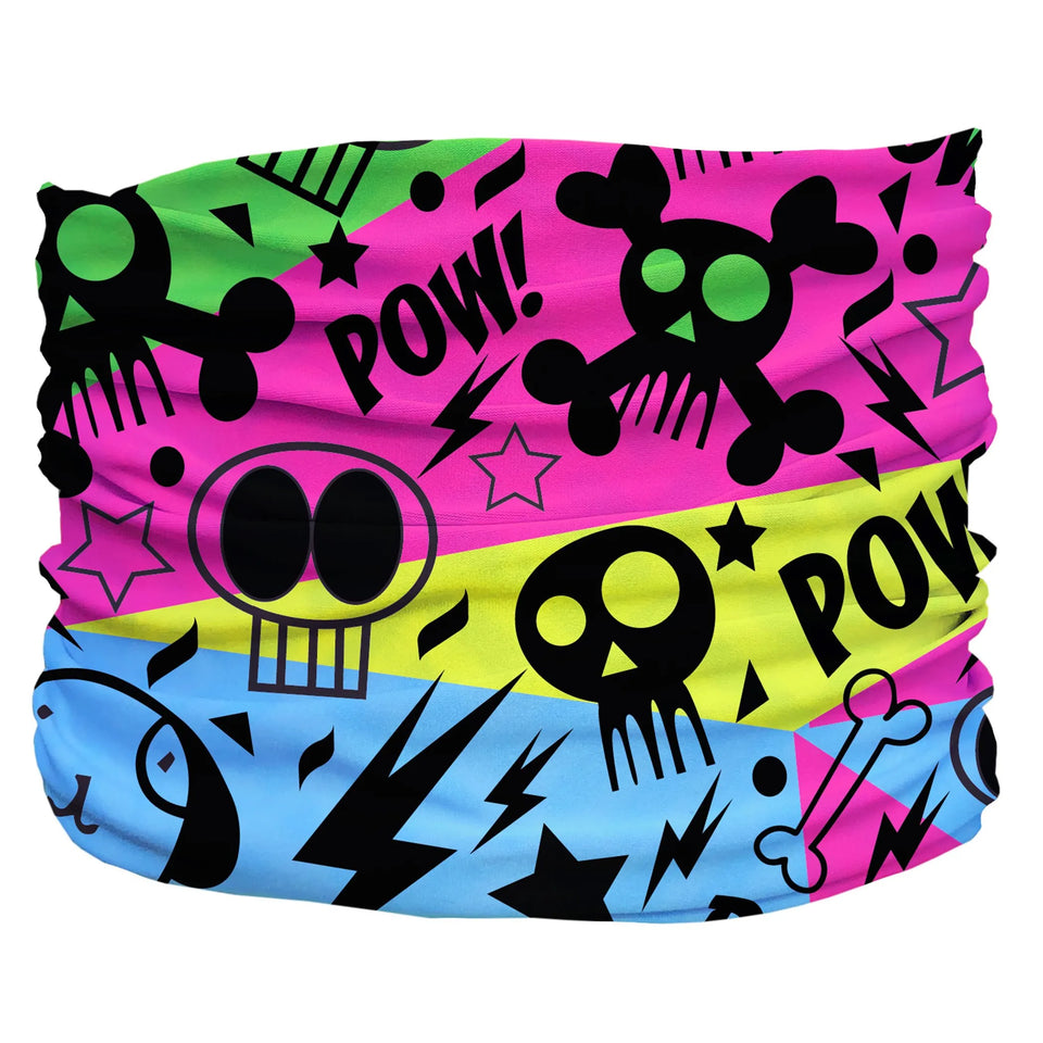 Graffiti Pup Scruff - Slip-On Dog Neck Scarf, Multi/MEDIUM, view 5