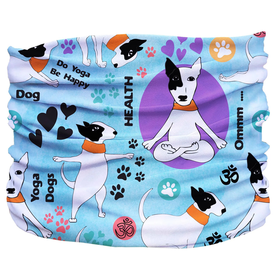 Yogadog Pup Scruff - Yoga Dog Bandana Dog Collar, Blue,purple/XS, view 3