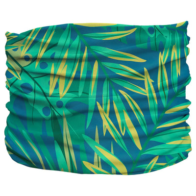 Tropupcal Rainforest Pup Scruff - Tropical Dog Bandana Dog Collar, Multi/TEENY