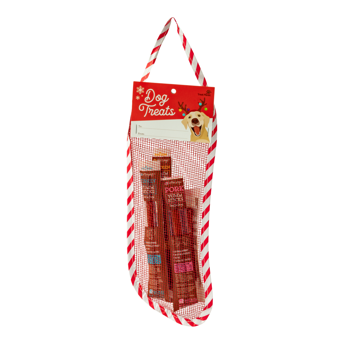 Etta Says! Holiday Jerky Stocking Stuffer Dog Treats 4 ct - Pets Perfect