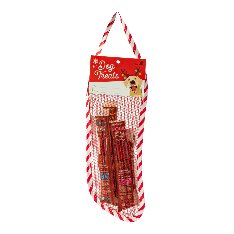 Etta Says! Holiday Jerky Stocking Stuffer Dog Treats 4 ct