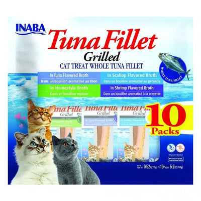 Inaba Tuna Fillet Grilled Variety Pack Assorted .52 oz. 10 ct
