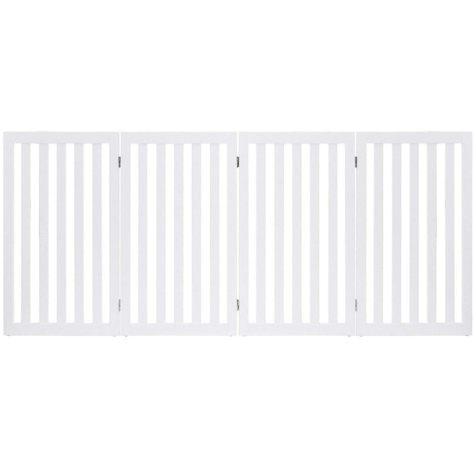 FastFurnishings Folding 4-Panel Dog Gate, view 3