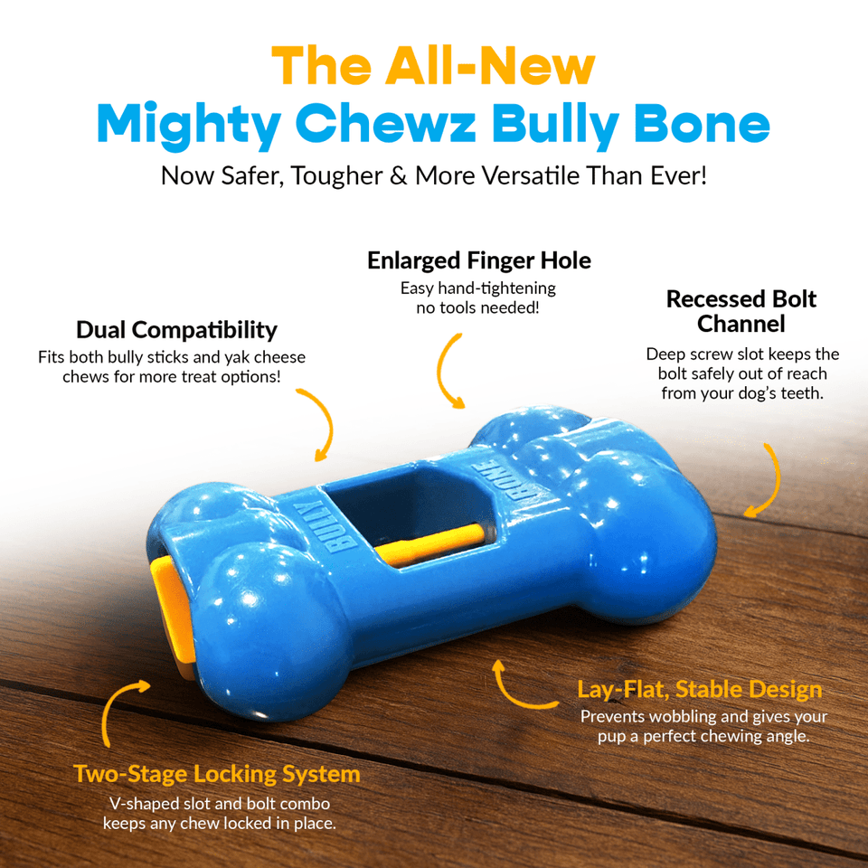 Mighty Chewz - Long-Lasting Yak Cheese Dog Chew with Holder, 4 ct, view 5