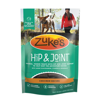 Zuke's Dog Hip & Joint Chicken Recipe Treats 6oz.