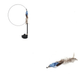 Interactive Feather Cat Teaser Stick - Endless Fun For Your Feline Friend - Pets Perfect