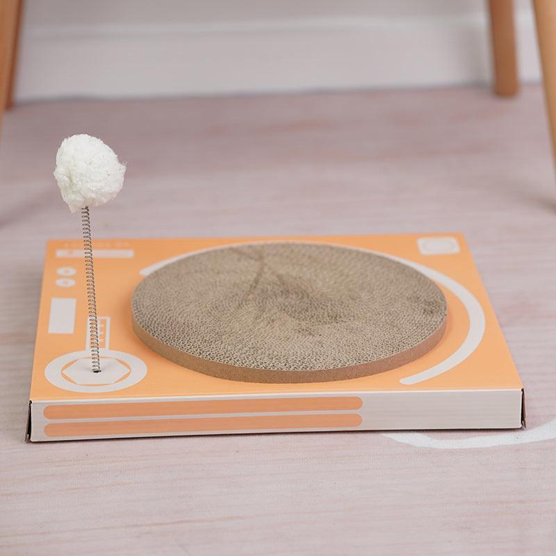 The Ultimate Cat Entertainment Center: Radio Cat Scratcher With Integrated Cat Litter - Pets Perfect
