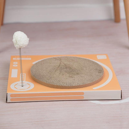 The Ultimate Cat Entertainment Center: Radio Cat Scratcher With Integrated Cat Litter - Pets Perfect