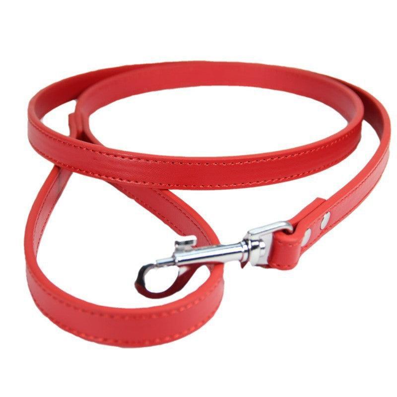 Luxury Leather Pet Leash - Stylish And Durable Cat And Dog Chain - Pets Perfect