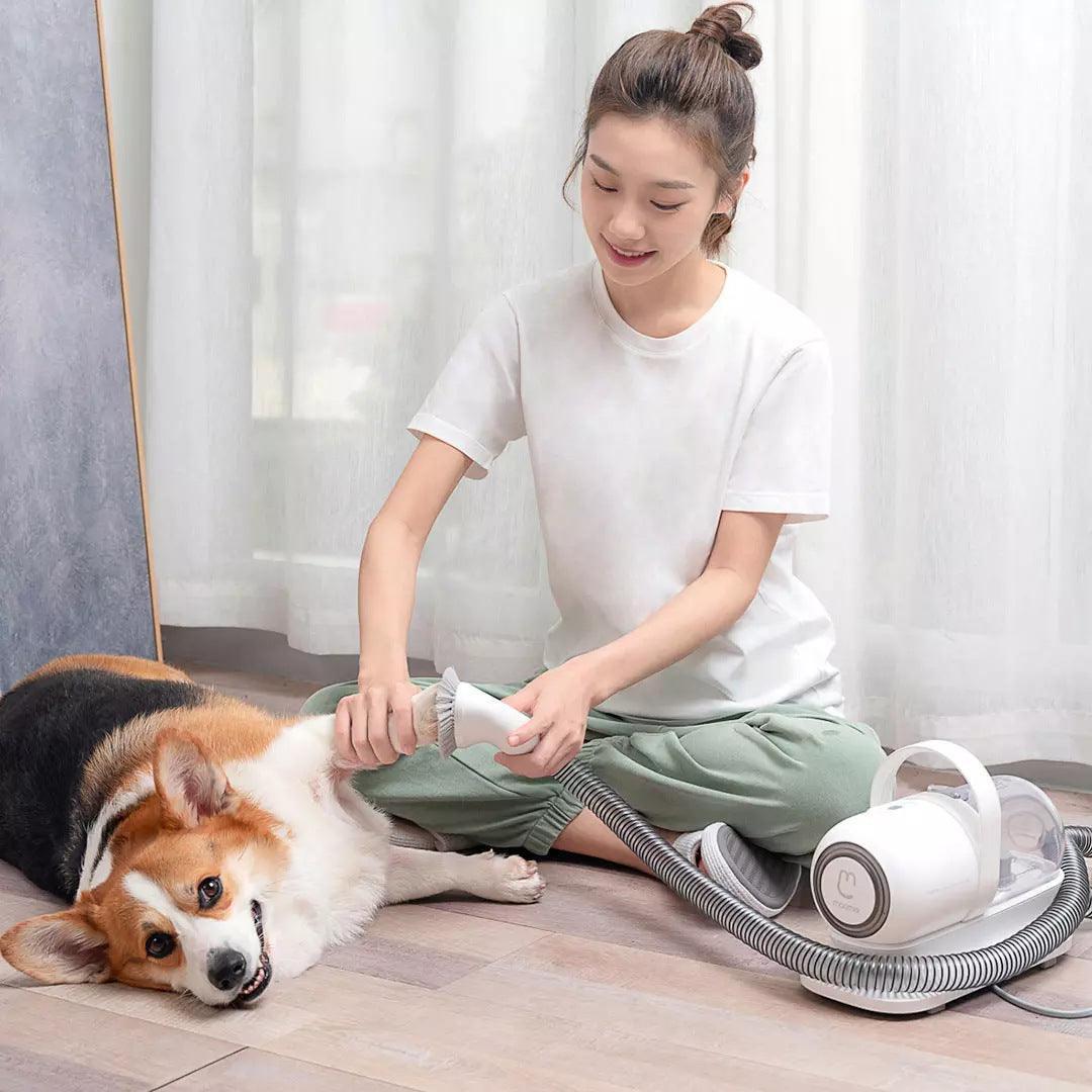 Smart Pet Grooming Clipper with Hair Sucker - Professional Shaving Tool - Pets Perfect