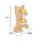 Adjustable Height Wooden Hamster Water Dispenser.