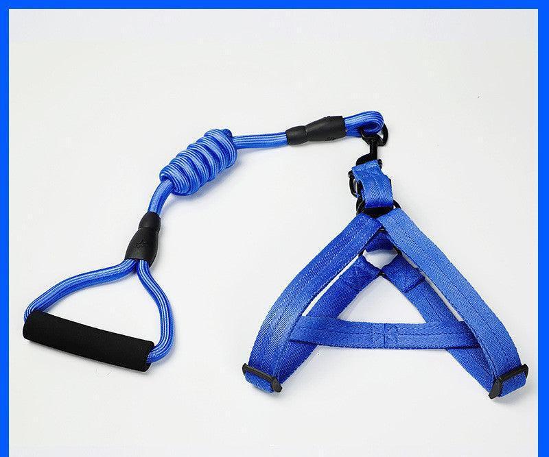 Adjustable Pet Leash And Chest Strap Set With Reflective And Strengthened Design - Pets Perfect