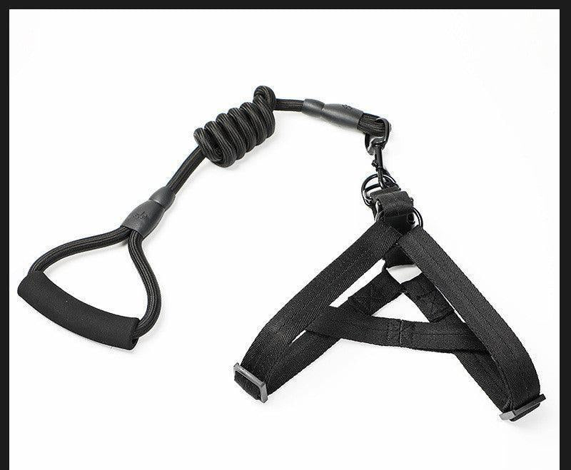Adjustable Pet Leash And Chest Strap Set With Reflective And Strengthened Design - Pets Perfect