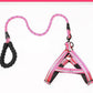 Adjustable Pet Leash And Chest Strap Set With Reflective And Strengthened Design - Pets Perfect