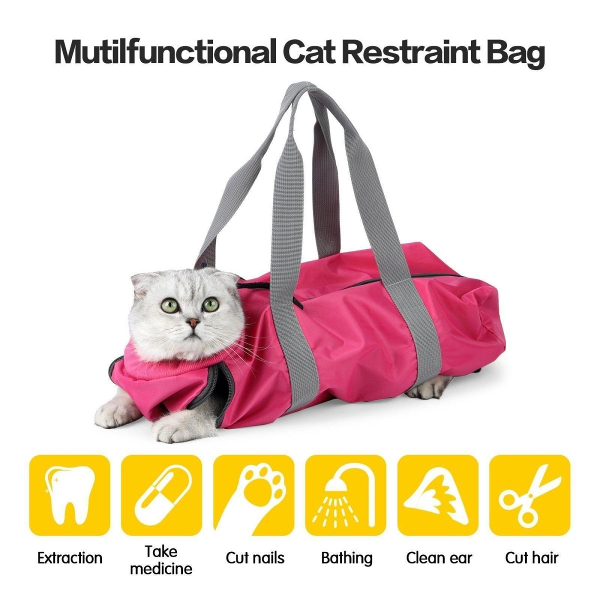Anti - Scratch And Bite Cat Travel Bag With Double Lining - Stylish And Secure Pet Carrier - Pets Perfect