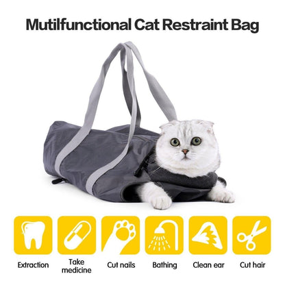 Anti - Scratch And Bite Cat Travel Bag With Double Lining - Stylish And Secure Pet Carrier - Pets Perfect