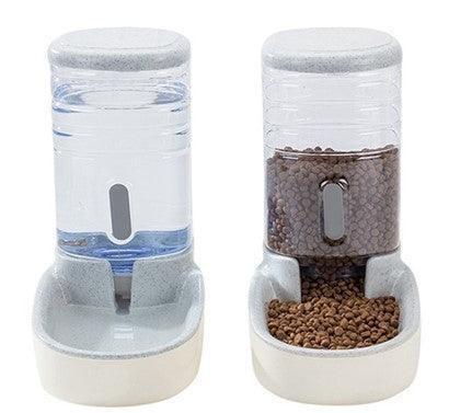 Automatic Pet Feeder and Drinking Fountain Combo - Pets Perfect