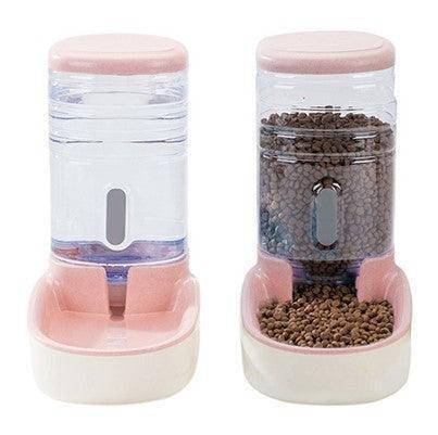 Automatic Pet Feeder and Drinking Fountain Combo - Pets Perfect