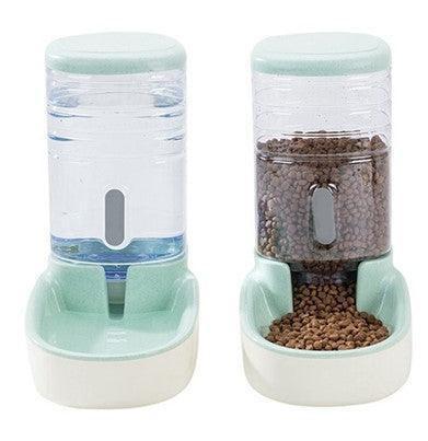 Automatic Pet Feeder and Drinking Fountain Combo - Pets Perfect