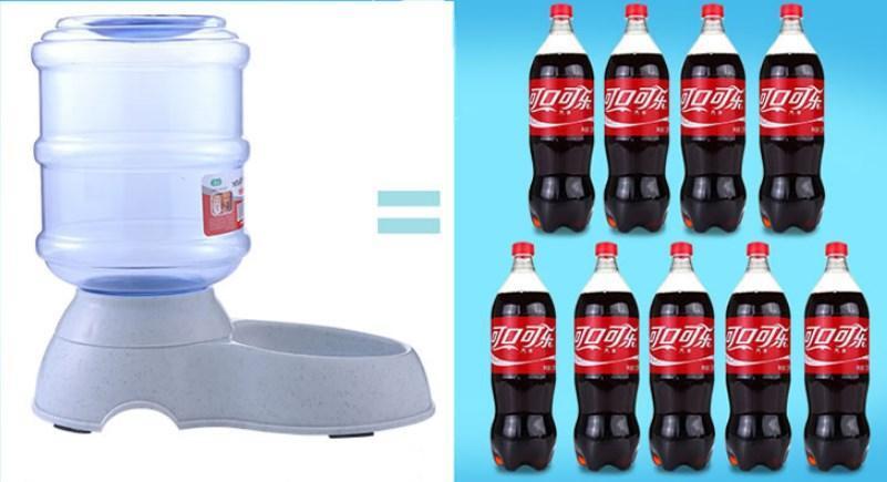 Automatic Pet Feeder & Water Fountain Combo - Large Capacity, Eco - Friendly Design - Pets Perfect