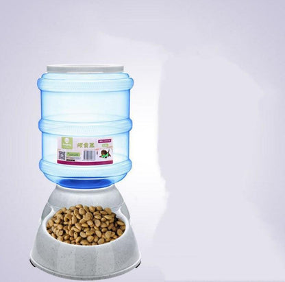 Automatic Pet Feeder & Water Fountain Combo - Large Capacity, Eco - Friendly Design - Pets Perfect