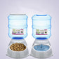 Automatic Pet Feeder & Water Fountain Combo - Large Capacity, Eco - Friendly Design - Pets Perfect