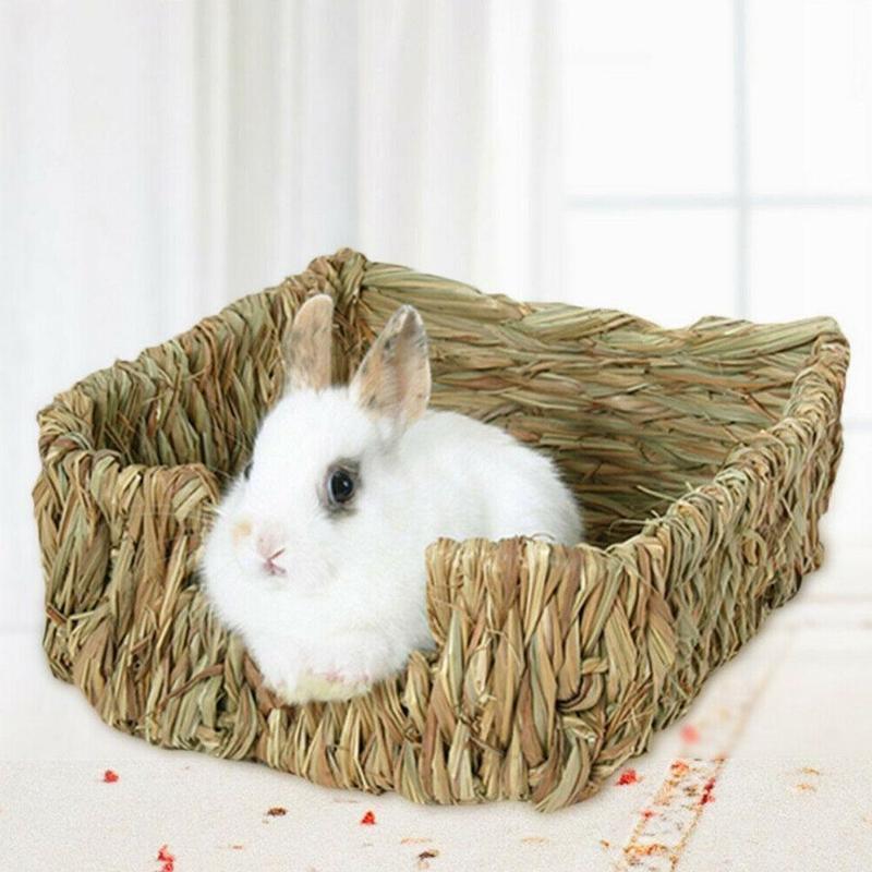 Hand - Woven Grass Hideaway: Natural Nest For Rabbits And Guinea Pigs - Pets Perfect