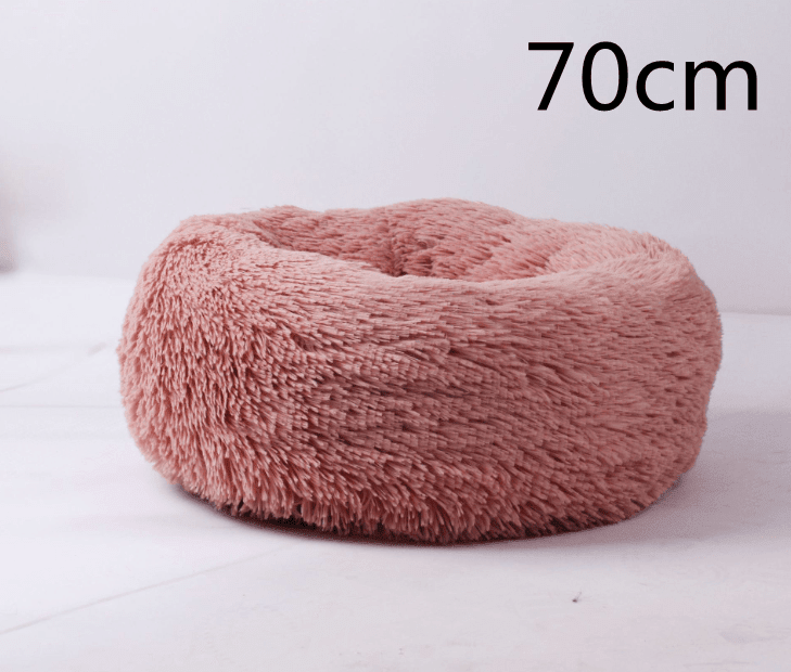 Cozy Haven: Luxurious Round Pet Bed For Winter Comfort - Pets Perfect