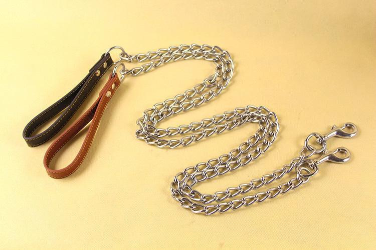 Durable Dog Leash With Anti - Bite Chain - Secure And Stylish Walks For Your Pup! - Pets Perfect