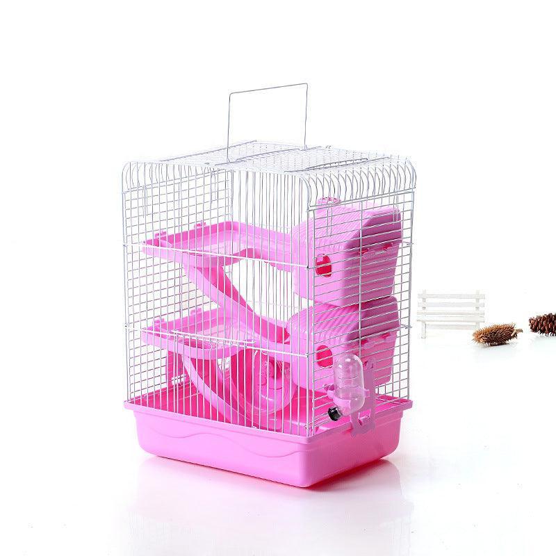 Three - Storey Hamster Haven - Multi - Level Luxury Cage for Hamsters & Small Pets - Pets Perfect