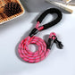 Nightglow Reflective Round Rope Dog Leash - Pets Perfect