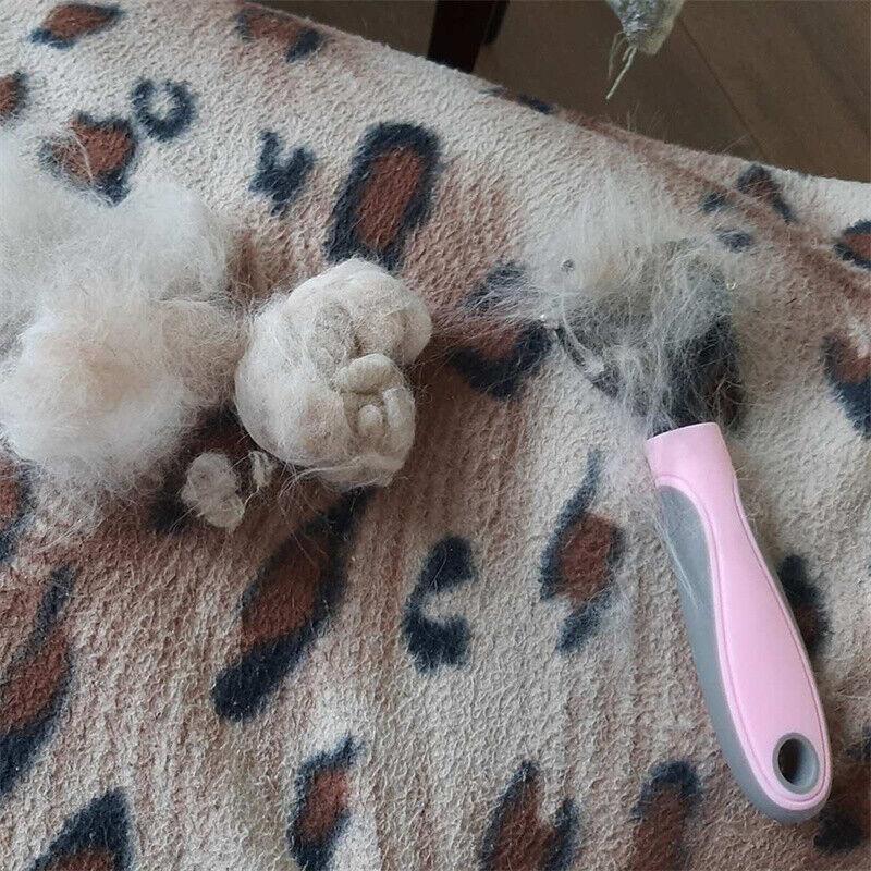 Double - Sided Deshedding Brush - 2 - in - 1 Dematting & Deshedding Rake for Dogs - Pets Perfect