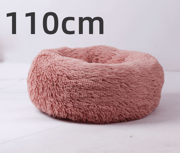 Cozy Haven: Luxurious Round Pet Bed For Winter Comfort - Pets Perfect