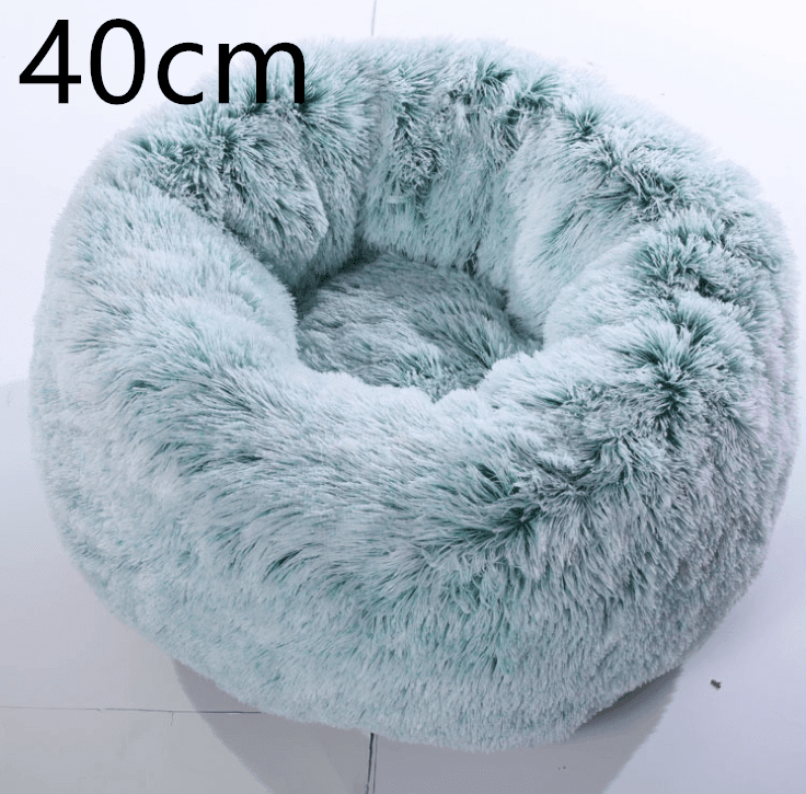 Cozy Haven: Luxurious Round Pet Bed For Winter Comfort - Pets Perfect