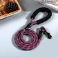 Nightglow Reflective Round Rope Dog Leash - Pets Perfect